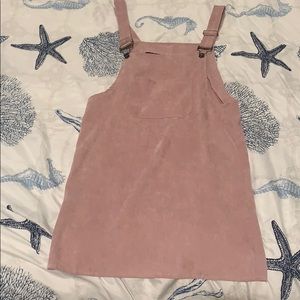 Women’s Pink Overall Dress